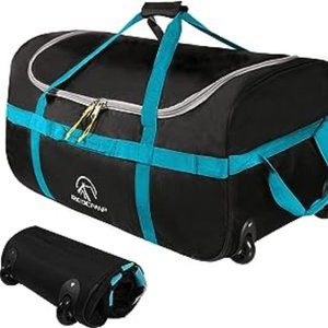 NWT Foldable Duffle Bag with Wheels 85L, NEVER USED!